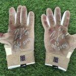 Ronald Acuna Jr. Atlanta Braves Game Used Custom Batting Gloves Signed GUG LOA – MLB Game Used Gloves