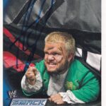 Hornswoggle Signed 2010 Topps WWE Card #44 Little Bastard Impact GCW Autograph – Autographed Wrestling Cards