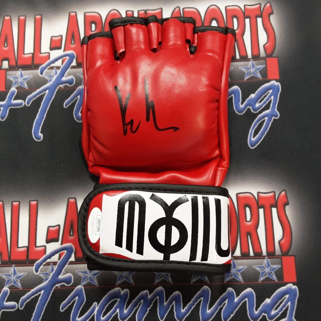 Kyle Herbert Authentic Signed Autographed Street Fighter Glove JSA-