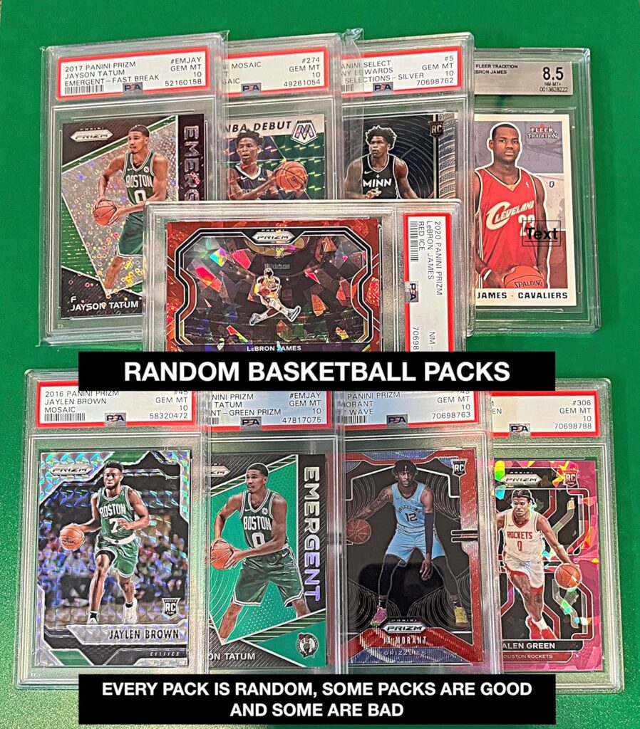 Basketball Cards Hot Pack – 15 Cards – 5 Rookies – Look for Autos – Mem – 1/1