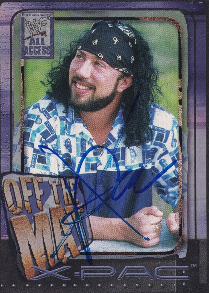 X-Pac Signed 2002 Fleer WWF All Access Card #80 WWE nWo WCW TNA Legend Autograph – Autographed Wrestling Cards