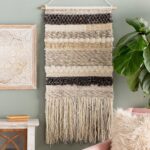 Mark&Day Wall Art, Mureck Bohemian Farmhouse Medium Gray Macrame Tapestry Wall Hanging for Living Room, Bedroom, Office or Kitchen (48″H x 24″W)